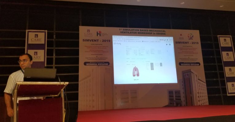 1st SIMVENT WORKSHOP in Odisha by Medicus on August 2nd and 3rd